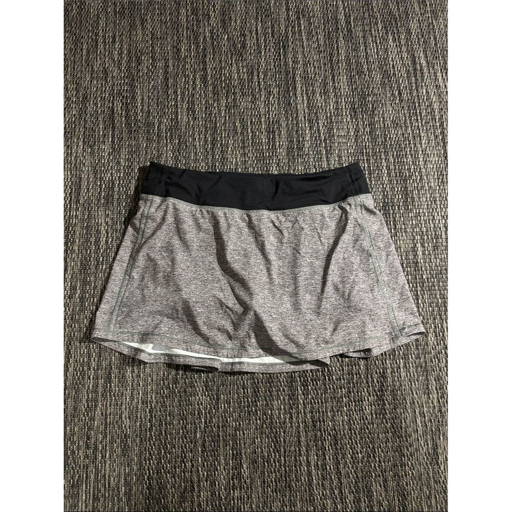 Lululemon Pace Rival Skirt Tall *No Panels 14.5" Heather Lux Multi Black Size 10